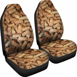 Wine Corks Car Seat Covers 160830 - YourCarButBetter