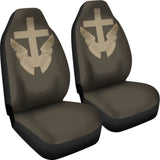 Wings And Cross Car Seat Covers Amazing 160905 - YourCarButBetter