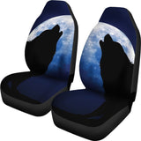 Wolf Howling Car Seat Covers 174510 - YourCarButBetter