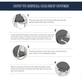 Wolf Love Car Seat Covers 174510 - YourCarButBetter