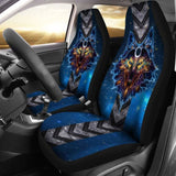 Wolf Native American Car Seat Cover 105905 - YourCarButBetter