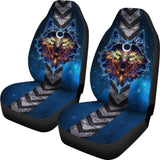 Wolf Native American Car Seat Cover 105905 - YourCarButBetter