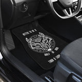 Wolf of Odin Fenrir Vegvisir Symbol Car Floor Mats 210506 - YourCarButBetter