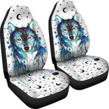 Wolf Painting Car Seat Covers 174510 - YourCarButBetter