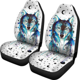 Wolf Painting Car Seat Covers 174510 - YourCarButBetter