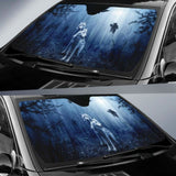 Wolves Forest Night Hd 4K Car Sun Shade 172609 - YourCarButBetter