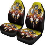 Wolves Warriors Native American Pride Car Seat Covers 093223 - YourCarButBetter