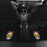 Womens Sunflower Tie-Dye Bandana Emo Hippie Sugarskull Lovers Car Floor Mats 210805 - YourCarButBetter