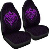 Wonderful Purple Dragon Celtic Symbol Car Seat Covers 211101 - YourCarButBetter