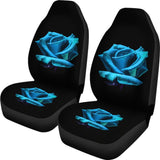 Wonderful Sapphire Rose Bush Floral Lovers Car Seat Covers 211101 - YourCarButBetter