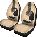 Wood Guitar Car Seat Covers 184610 - YourCarButBetter
