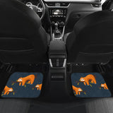 World is Sleeping Just Lazy as Sloth Car Floor Mats 210906 - YourCarButBetter