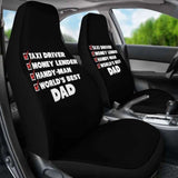 Worlds Best Dad Car Seat Covers 174914 - YourCarButBetter