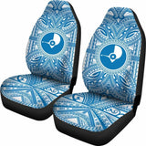 Yap Car Seat Cover - Yap Coat Of Arms Polynesian Flag Color 105905 - YourCarButBetter