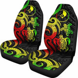 Yap Micronesian Car Seat Covers - Reggae Tentacle Turtle - 091114 - YourCarButBetter