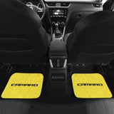 Yellow Camaro Black Letter Car Floor Mats 212802 - YourCarButBetter
