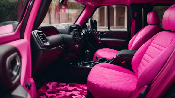 Pink Camo Jeep Floor Mats:  A Bold Statement for Adventure Seekers
