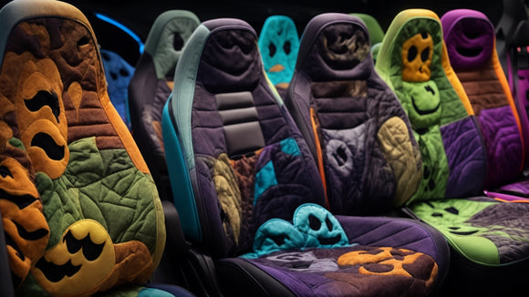 Oogie Boogie Car Seat Covers: Embrace the Spooky Charm of The Nightmare Before Christmas on the Road