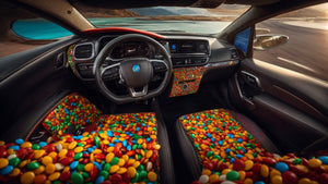 Transform Your Car with M&M's Themed Car Accessories: A Sweet Ride Awaits