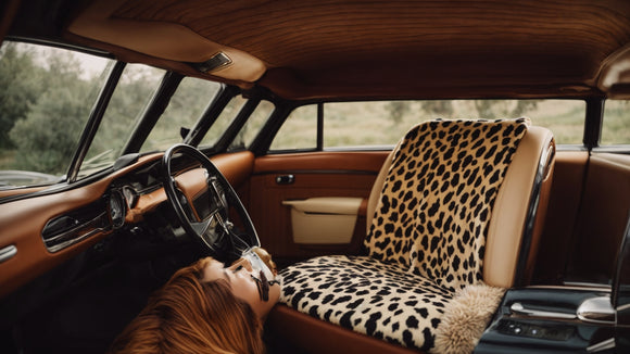Moo-ving On Up: How to Create a Cozy and Fun Car Interior with Cow Print Car Accessories