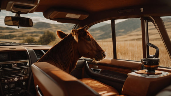 Brown Cow Car Accessories: Bold and Cozy Designs for Adventurous SUV Drivers