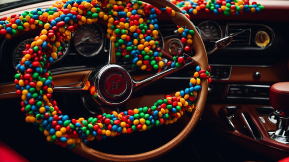 Amazing M&M Car Accessories: Add a Pop of Color to Your Drive!