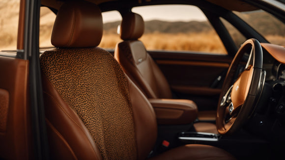 Rustic Cowhide Charm: Best Brown Cow Print Seat Covers for Cozy Car Interiors