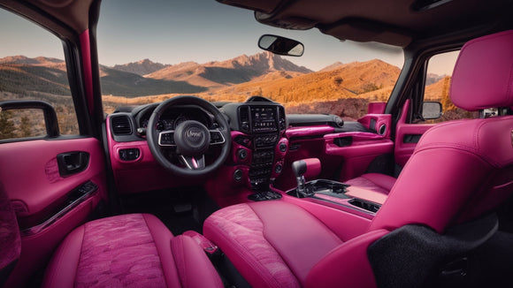 Luxury Meets Toughness: Premium Jeep Pink Camo Floor Mats for the Modern Off-Roader