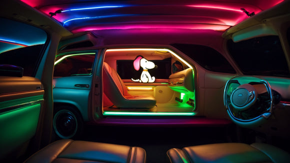 Light Up Your Ride: Snoopy-Themed Auto Accessories for a Fun, Modern Look