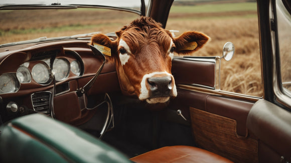 Moo-ve Over! Unique Brown Cow Car Accessories That Stand Out on the Road