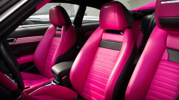 Pink Mustang Seat Covers: A Touch of Elegance and Power