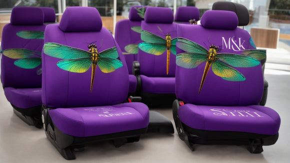 Personalized Dragonfly Car Seat Covers: Custom Designs to Match Your Personality
