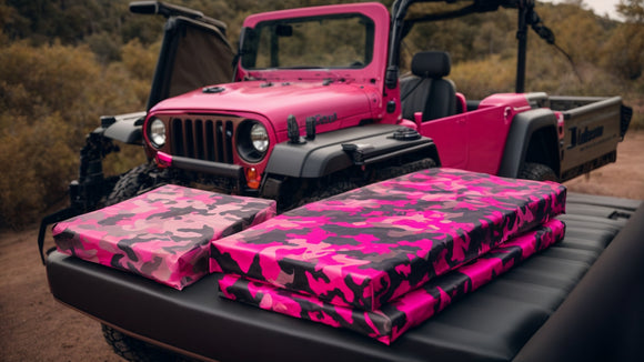 Pink Camo Floor Mats: The Perfect Gift for Jeep Lovers Who Dare to Be Different