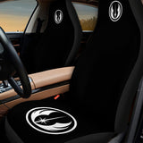 White Jedi Emblem Universal Fit Car Seat Covers 102422