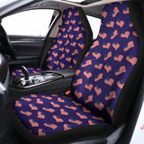 4th of July American Flag Pattern Print Universal Fit Car Seat Covers 102422