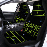 8-Bit Game Over Print Universal Fit Car Seat Covers 102422