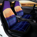 8-Bit Pixel Digital Landscape Print Universal Fit Car Seat Covers 102422