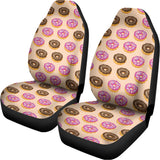 8-Bit Pixel Donut Print Universal Fit Car Seat Covers 102422