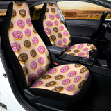 8-Bit Pixel Donut Print Universal Fit Car Seat Covers 102422