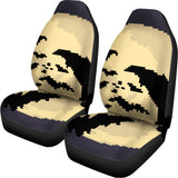 8-Bit Pixel Halloween Bat Print Universal Fit Car Seat Covers 102422