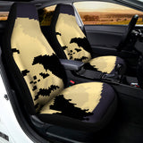 8-Bit Pixel Halloween Bat Print Universal Fit Car Seat Covers 102422