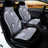8-Bit Pixel Moon Print Universal Fit Car Seat Covers 102422