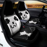 8-Bit Pixel Panda Print Universal Fit Car Seat Covers 102422