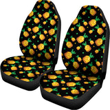 8-Bit Pixel Pineapple Print Universal Fit Car Seat Covers 102422