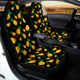 8-Bit Pixel Pineapple Print Universal Fit Car Seat Covers 102422