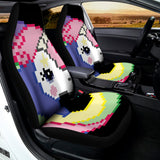 8-Bit Pixel Unicorn Print Universal Fit Car Seat Covers 102422