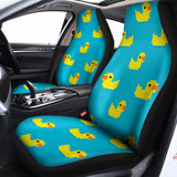 8-Bit Rubber Duck Pattern Print Universal Fit Car Seat Covers 102422