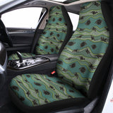 Aboriginal Animals Pattern Print Universal Fit Car Seat Covers 102422