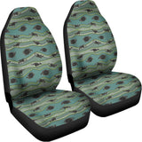 Aboriginal Animals Pattern Print Universal Fit Car Seat Covers 102422