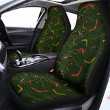 Aboriginal Boomerang And Kangaroo Print Universal Fit Car Seat Covers 102422